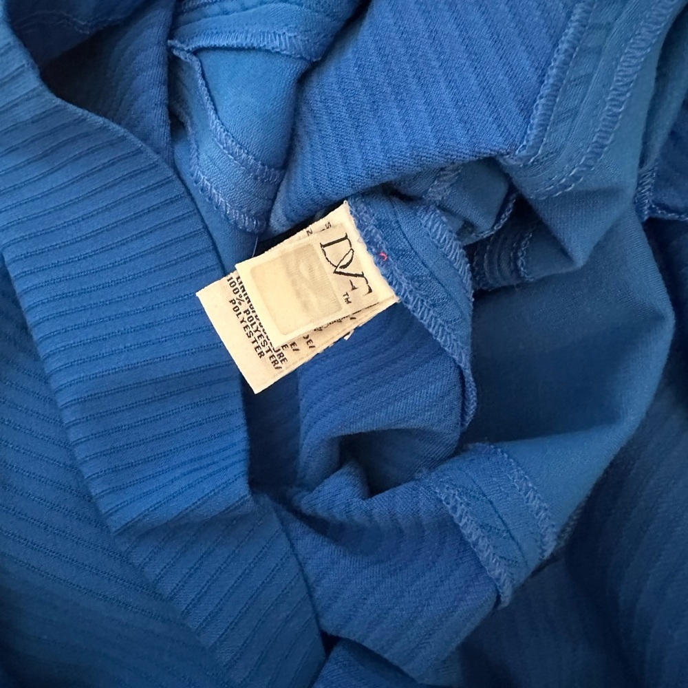 Diane Von Furstenberg Blue‎ Sleeveless Dress - Picture 12 of 15